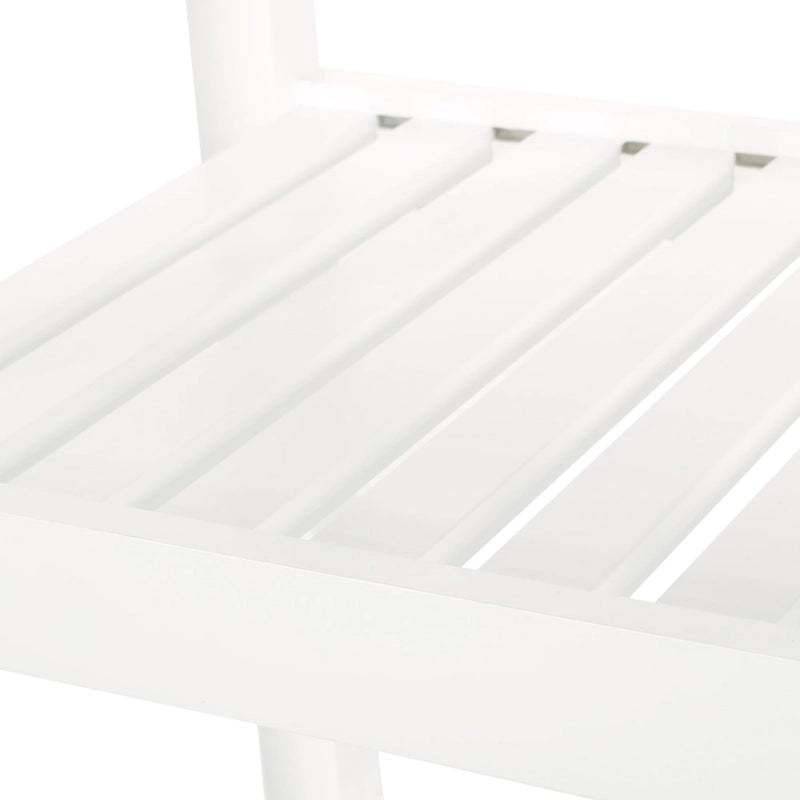 Carrello da Cucina Multifunzionale Contemporaneo con Piano in Legno di Gomma, Ripiani a Doghe Aperte, Rotelle Girevoli, Cassetto e Porta-Asciugamani
