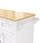 Carrello da Cucina con Isola e Contenitore