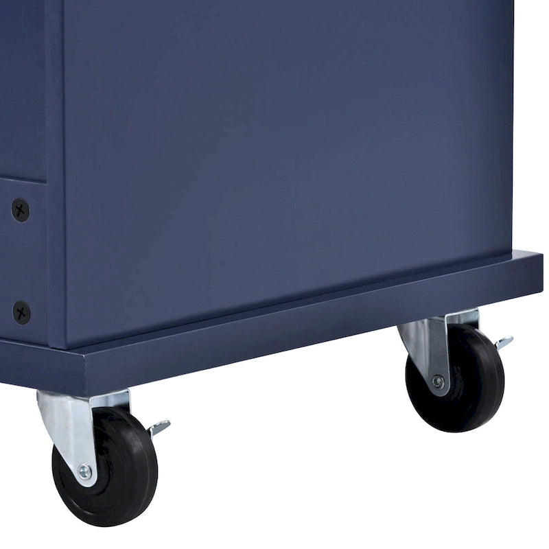 Carrello da Cucina con Isola e Contenitore