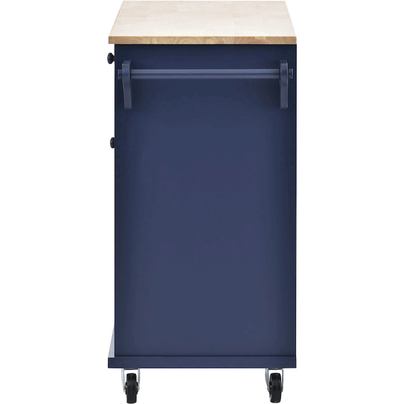 Carrello da Cucina con Isola e Contenitore