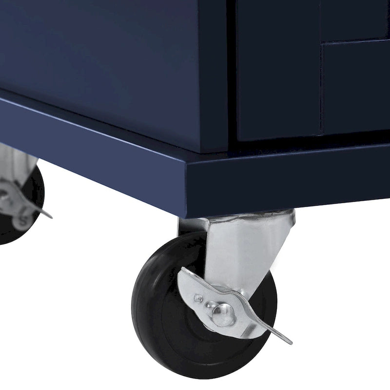 Carrello da Cucina con Isola e Contenitore