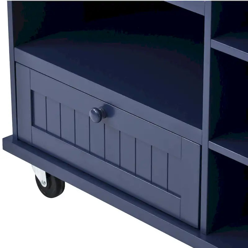 Carrello da Cucina con Isola e Contenitore