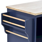 Carrello da Cucina con Isola e Contenitore