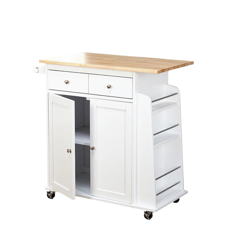 Carrello da cucina bianco
