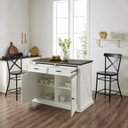 Isola cucina con sgabelli - 50p x 47.75l x 36.25h
