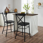 Isola cucina con sgabelli - 50p x 47.75l x 36.25h