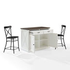 Isola cucina con sgabelli - 50p x 47.75l x 36.25h