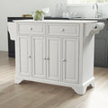 Crosley Lafayette Granite Top Full Size Kitchen Island/Cart - 51.5W x 18D x 36H