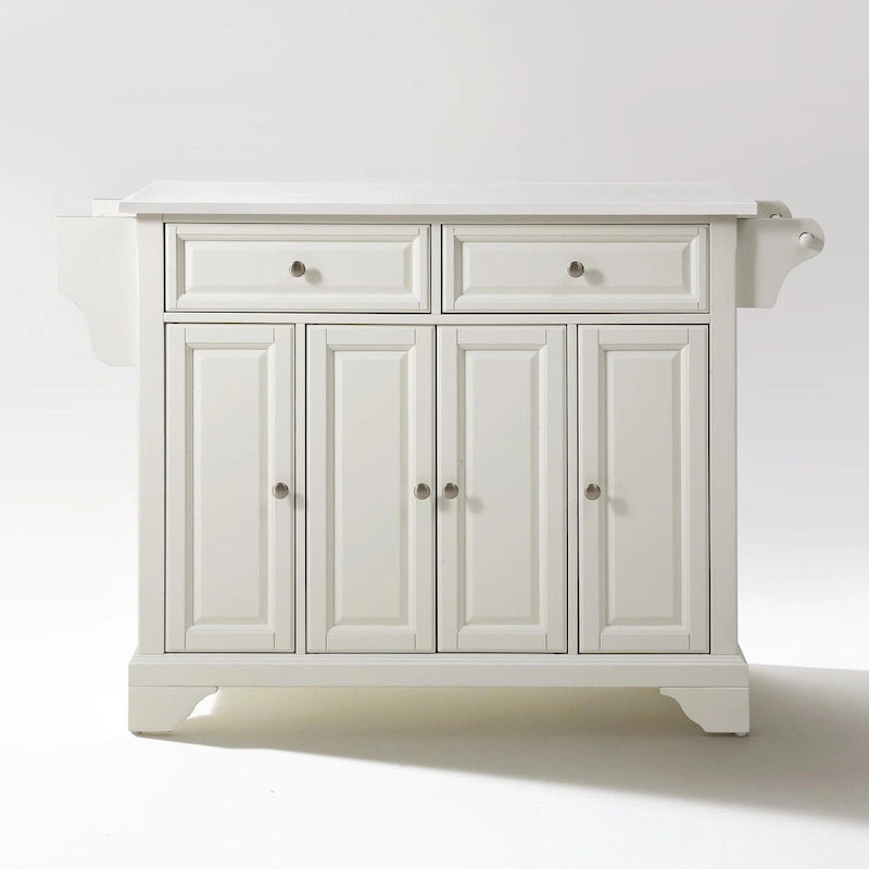 Isola/Carrello da cucina con ripiano in granito - 51,5L x 18P x 36A