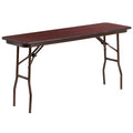 Tavolo pieghevole rettangolare in laminato ad alta pressione per formazione da 60 pollici - 60D x 18L x 30A