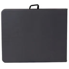 Tavolo pieghevole in plastica per banchetti ed eventi, 30L x 72P, con maniglia per il trasporto - 72P x 30L x 29A