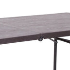 Tavolo pieghevole in plastica per banchetti ed eventi, 30L x 72P, con maniglia per il trasporto - 72P x 30L x 29A