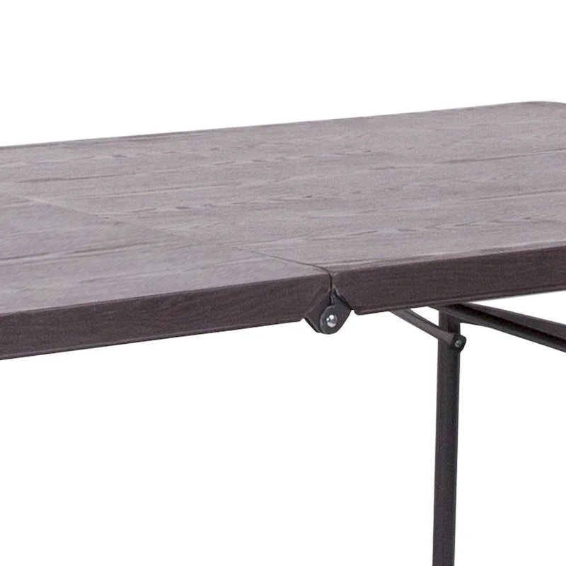 Tavolo pieghevole in plastica per banchetti ed eventi, 30L x 72P, con maniglia per il trasporto - 72P x 30L x 29A