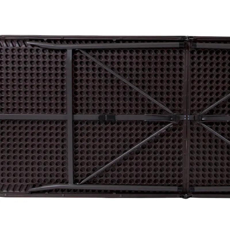 Tavolo pieghevole in plastica per banchetti ed eventi, 30L x 72P, con maniglia per il trasporto - 72P x 30L x 29A