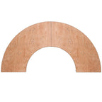 Tavolo da banchetto pieghevole in legno a serpentina da 4 piedi - 24W x 48D x 30.25H - 24W x 48D x 30.25H