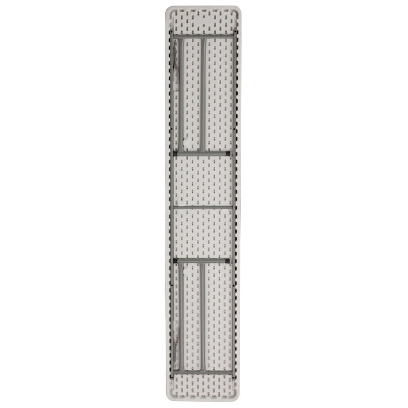 Tavolo Pieghevole da Allenamento da Interno-Esterno in Plastica Bianca 18P x 96L