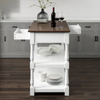Isola da cucina con ripiano in legno - 23,63p x 42l x 36,25a