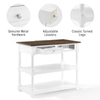 Isola da cucina con ripiano in legno - 23,63p x 42l x 36,25a