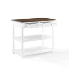 Isola da cucina con ripiano in legno - 23,63p x 42l x 36,25a