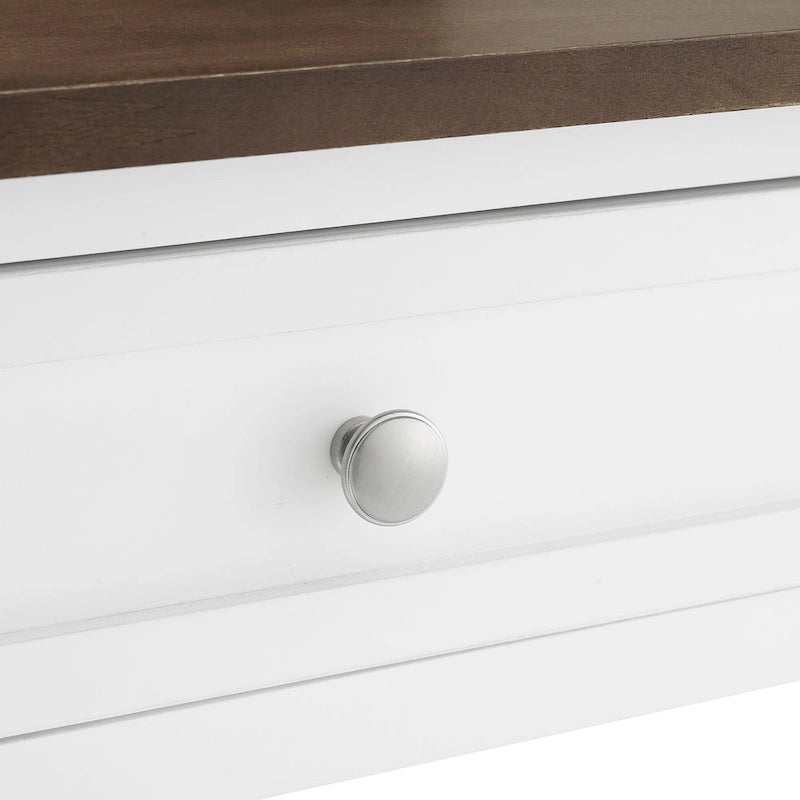 Isola da cucina con ripiano in legno - 23,63p x 42l x 36,25a