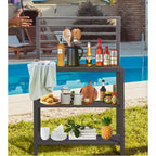 Outdoor Kitchen Island with Storage
