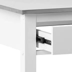 Carrello da cucina, acciaio inossidabile e bianco