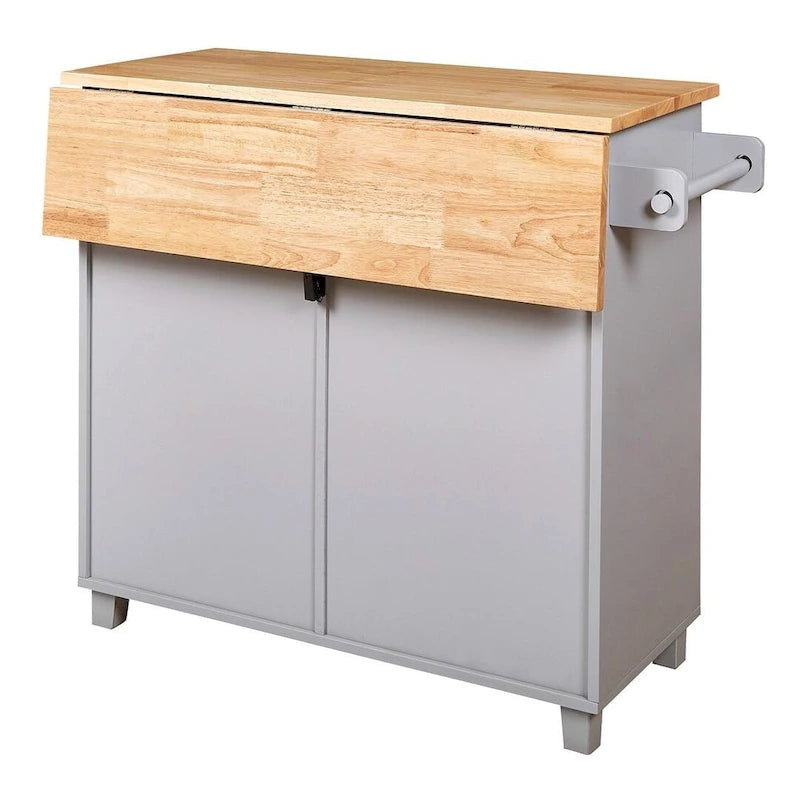 Carrello da cucina con rotelle, cassetto e ripiani portaoggetti