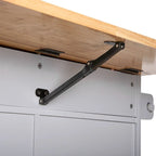 Carrello da cucina con rotelle, cassetto e ripiani portaoggetti
