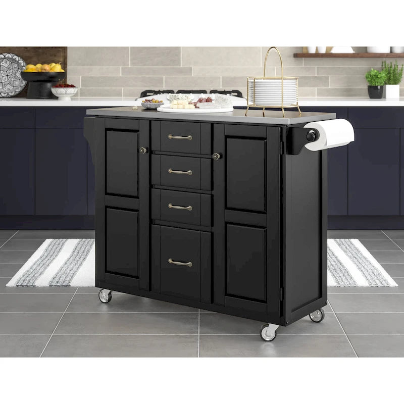 Carrello da cucina nero